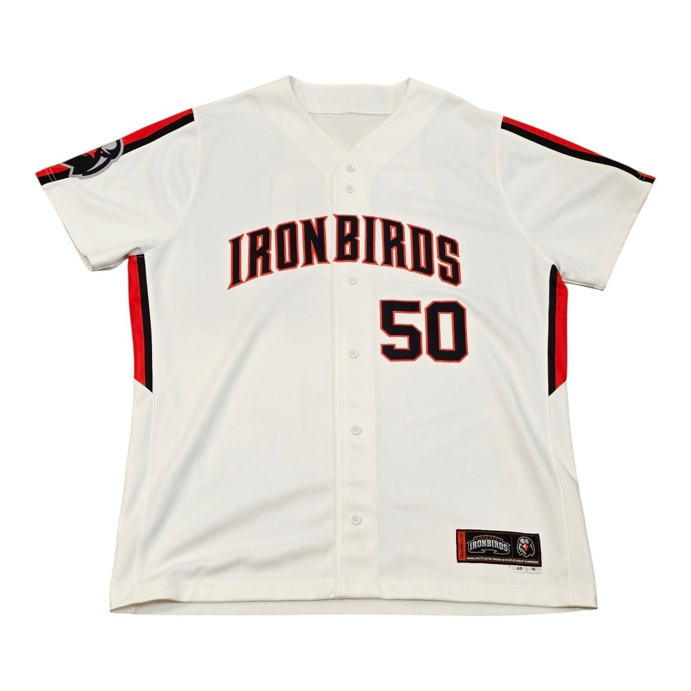 Under Armour Aberdeen Ironbirds Lazaro Leyva 50 Game Used Signed Jersey 2015 48